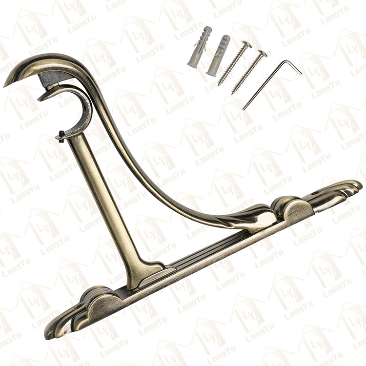 ¿Cuáles son algunas recomendaciones de decoración para los soportes de varilla de cortina ajustables?